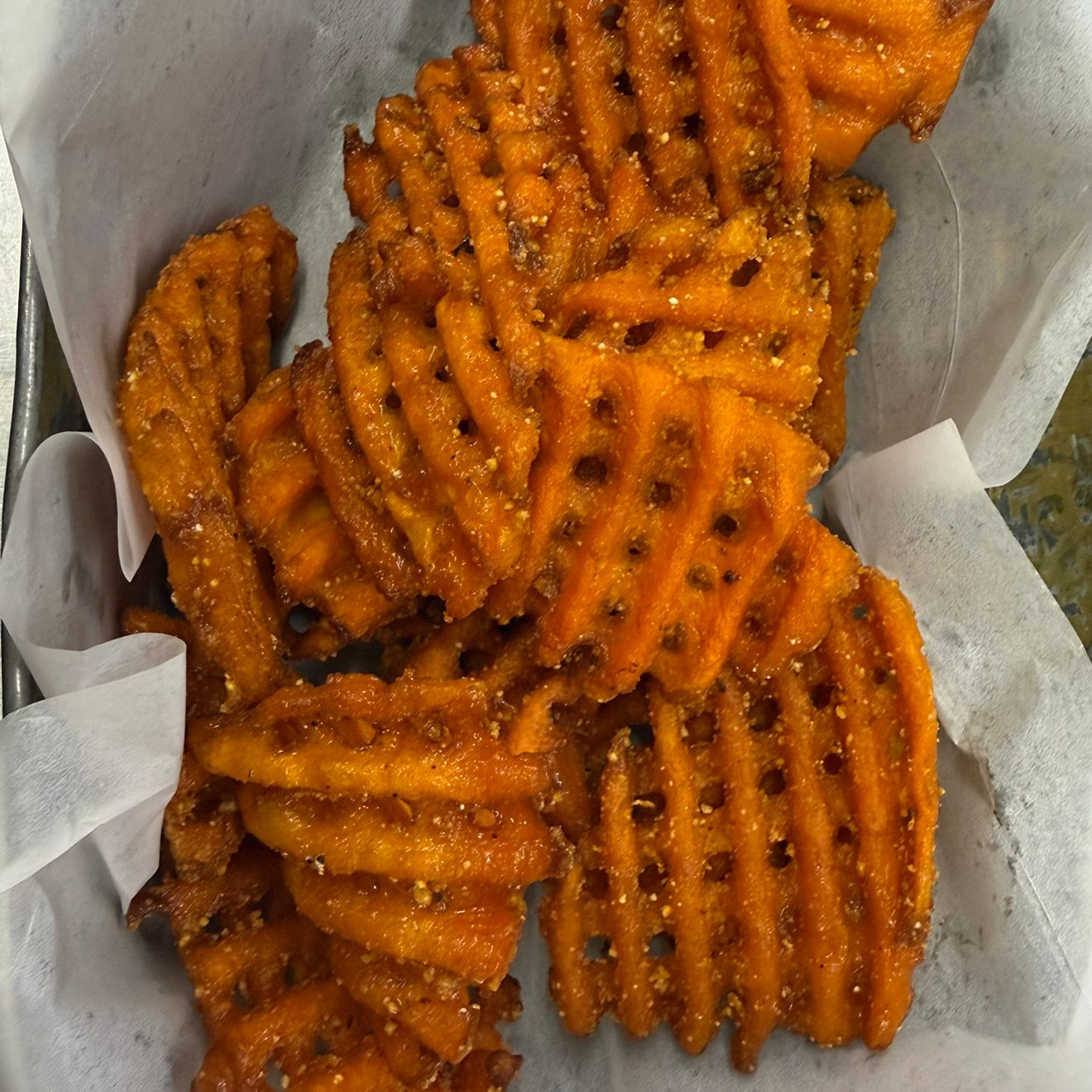 Sweet Waffle Fries.