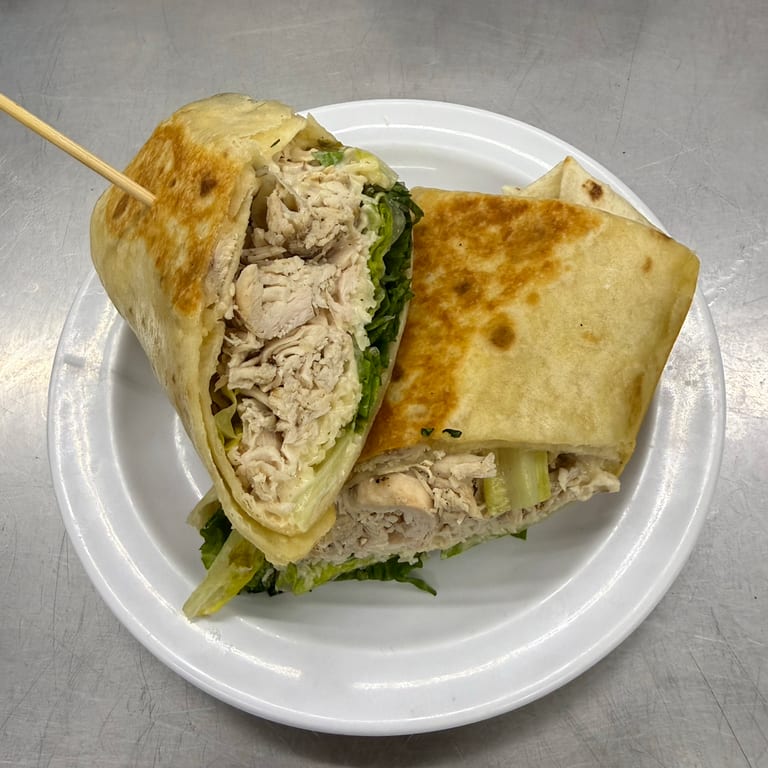 Delicious Chicken Caesar Wrap