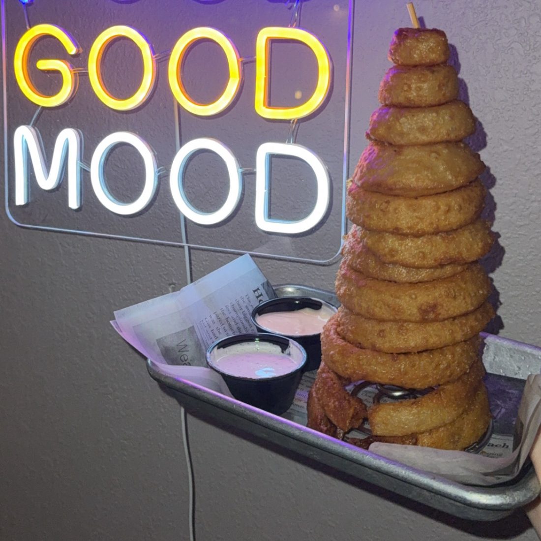 Tower of Onion Rings.