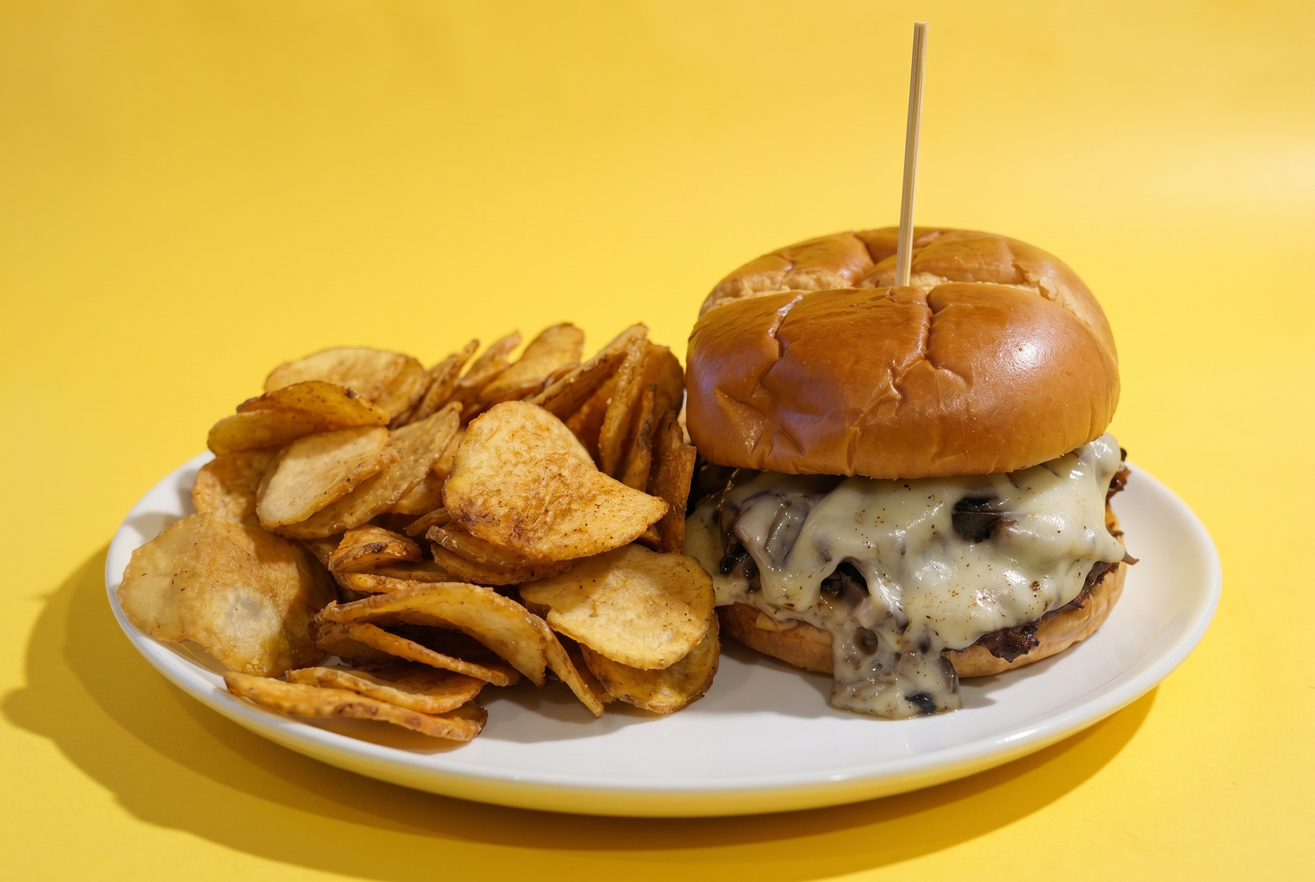 Swiss Flame Burger.